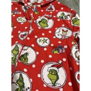 Pottery Barn Teen Dr. Seuss Grinch Pajamas Top Only Small